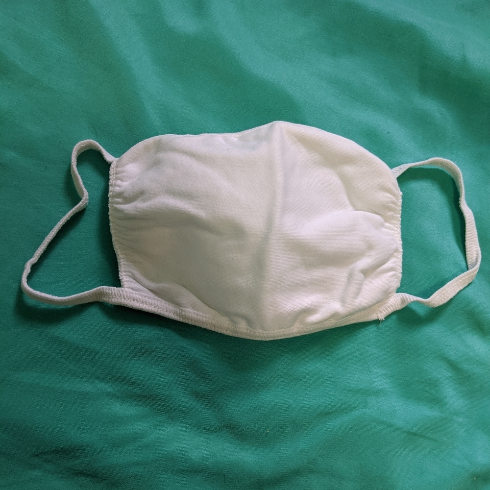 2 Face Masks 100% cotton